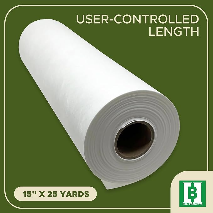 H.B.I. Products No Show Mesh Machine Embroidery Stabilizer White Invisible Cut - Image 2