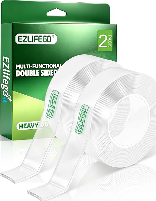 EZlifego Heavy Duty Invisible Bond Nano Double Sided Mounting Tape, Crystal by EZlifego%C2%AEBrand