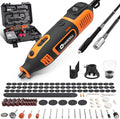 200W Corded Rotary Tool Kit with Fine Speed Control & Flex Shaft 8000-40000 RPM Digital Display, 155Pcs Accessories for Crafting, Cutting, Sanding, Polishing, Drilling, Carving, DIY Projects