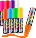 Celepen Window Chalk Markers for Cars Glass Washable, 8 Colors Jumbo Liquid by Celepen