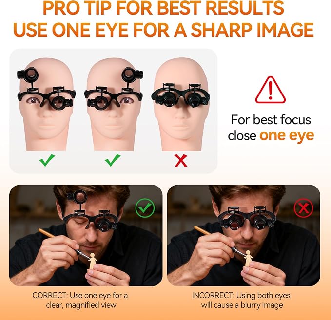 MLOGIROA Head Magnifying Glass - Image 4