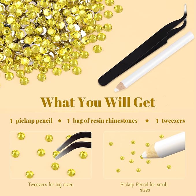 6000PCS 4mm Resin Rhinestones Bulk - Image 6