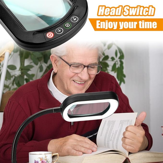 Veemagni 12X Rectangle Magnifying Glass - Image 6