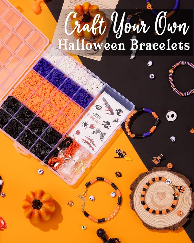Goldwise Halloween Jewelry Making Bead Kit – 2 Storage Boxes - Image 3