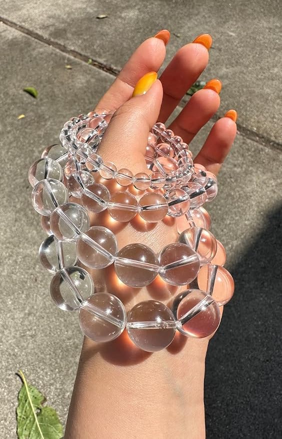 Zenkeeper 108 Pcs Clear Quartz Beads - Image 4