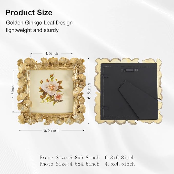 5x5 Vintage Picture Frames, Picture Frame - Image 3