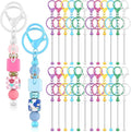 Tondiamo 24 Pcs Beadable Keychain Bars Bulk Beads by Tondiamo
