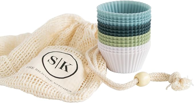 The Silicone Kitchen Reusable Silicone Baking Cup Silicone Muffin Liners - Image 2