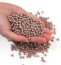 1000pcs Coffee 6mm Pearl Beads by chuyau