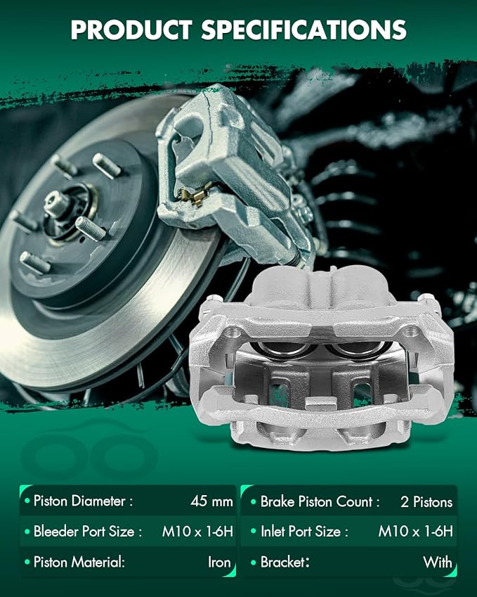 SCITOO 19B2958 19B2959 Disc Brake Calipers Assembly with Bracket Fit For Acura RDX 2007-2012,For Honda Accord Crosstour/Crosstour,For Honda CR-V 2007-2016,For Honda Odyssey 2005-2010