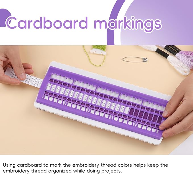 Lokunn Floss Organizer Embroidery, 50 Positions, Thread Organizers - Image 5