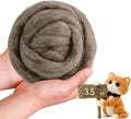 Wool Roving-3.5oz Needle Felting Wool, Soft Multi-Color Wool Fiber, Perfect by VKEDA