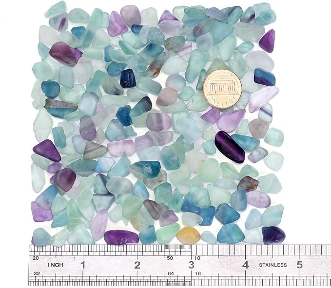 WAYBER Decorative Crystal Pebbles, 1 Lb/460g Natural Quartz Stones Aquarium - Image 2