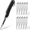 KeyUnity KK07BK Precision Craft Utility Blade Titanium Handle Mini Cutting Tool by KeyUnity