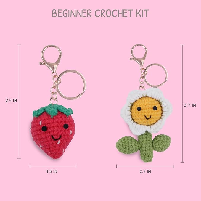 HOUSE CREATIVITY Crochet Keychain Kit - Image 2