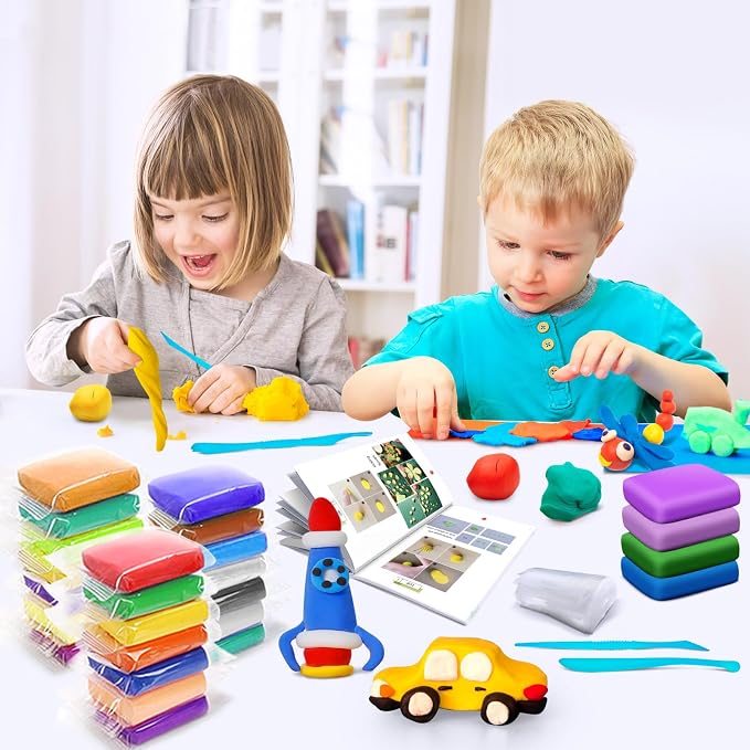 ESSENSON Air Dry Clay, 100 Colors | Modeling Clay - Image 5