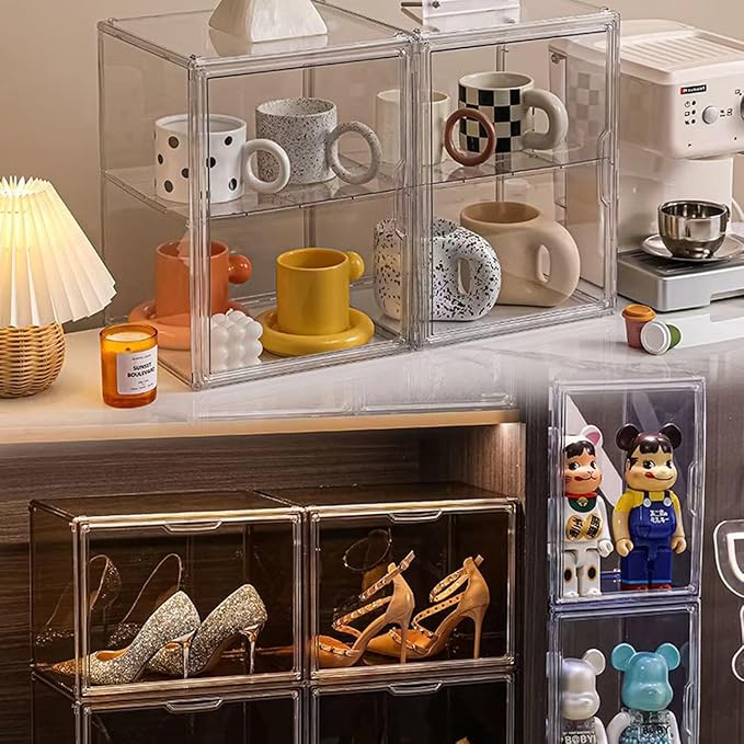 BOHOIDEE 4 Tiers Clear Acrylic Display Case - Image 4