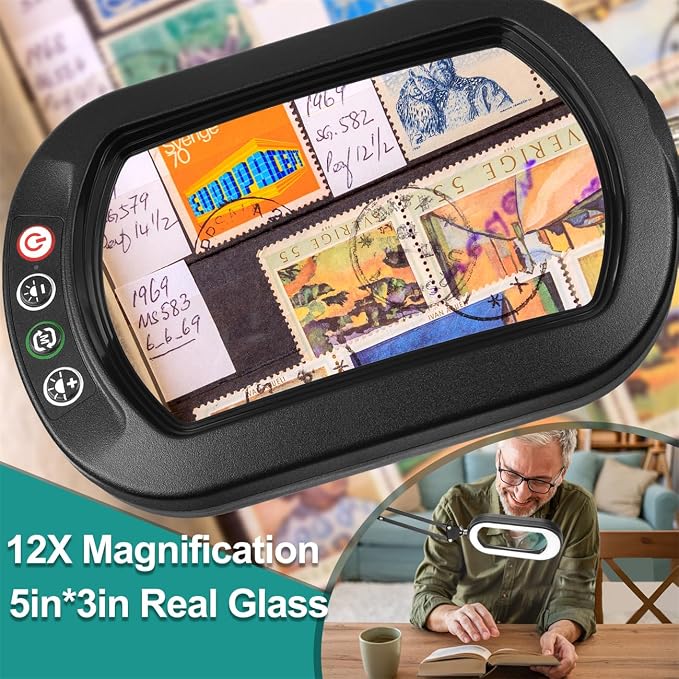 IVMAIE 12X Magnifying Glass - Image 2
