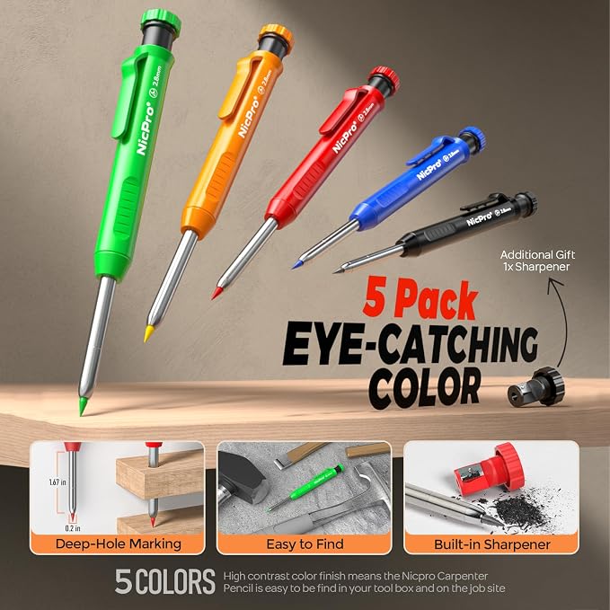 Nicpro CP1000 Carpenter Pencils - Image 2