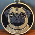 DIY Punch Needle Kits Pug Dog by Unknown