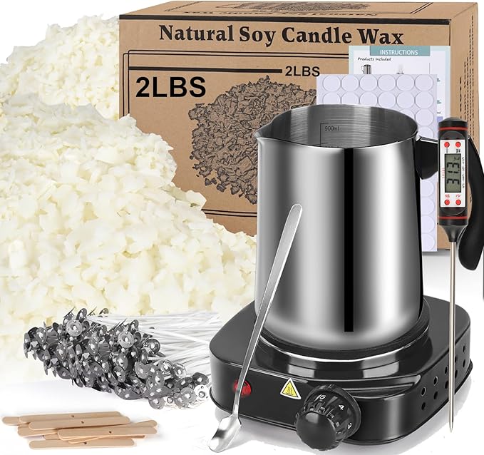Soy Wax Candle Making Kit Supplies by CandleMakingKits