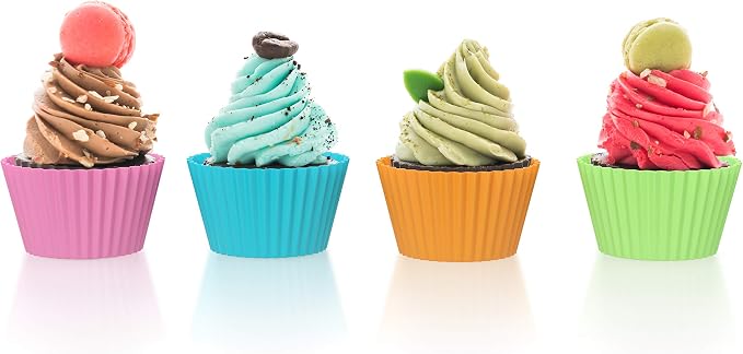 Bakerpan Silicone Mini Cupcake Liners 24 Pack - Image 5