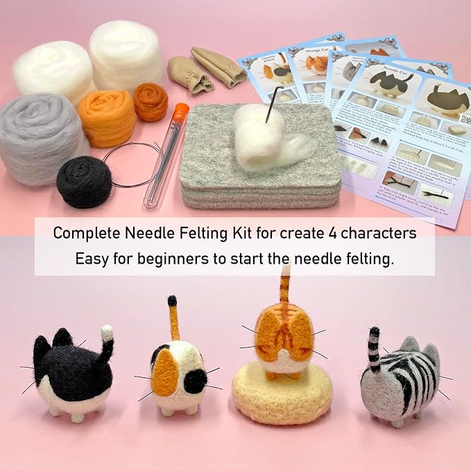 Truslin Needle Felting Kit, DIY Crafts - Image 6