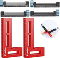 Preciva Corner Clamp for Woodworking, 90 Degree Right Angle Clamp, Aluminum Alloy Positioning Squares for Picture Frames, Cabinets, Drawers Boxes