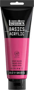 Liquitex BASICS Acrylic Paint, 250ml Tube, Medium Magenta by Liquitex