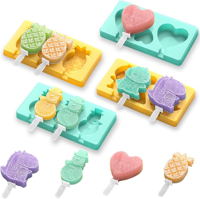 Kids Cartoon Popsicle Molds by Salomayes