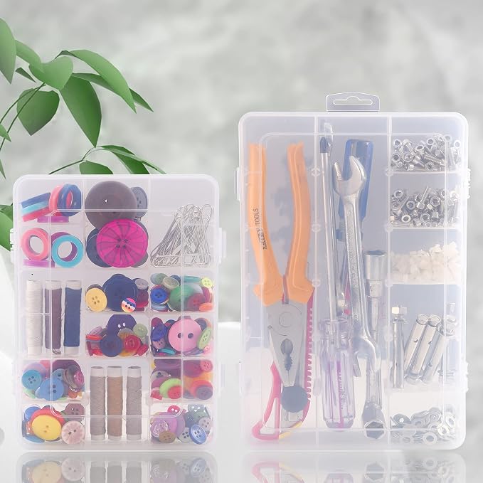 Exptolii 18 Grids Plastic Organizer Box - Image 9