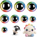 160pcs Rainbow Glitter Safety Eyes by KIGEAPUEL