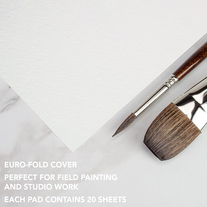 Fluid Watercolor Paper Fold Over Pad, 6 x 6 inches, 20 Sheets, 140 lb Cold Press - Image 5