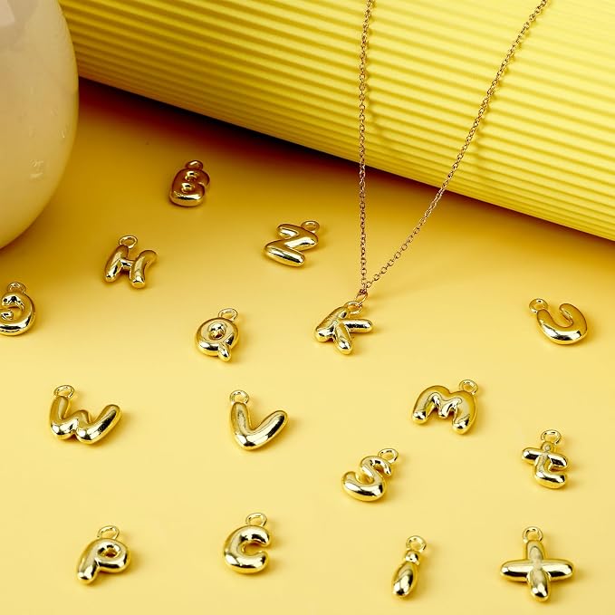 SANNIX 26Pcs Letter Charms, Initial Letter Charm - Image 5