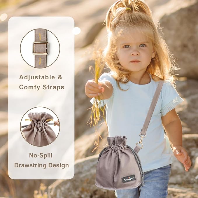 Nature Collection Bag for Rock, Pine Cones, Beach Glass, Teens & Women Canvas - Image 2