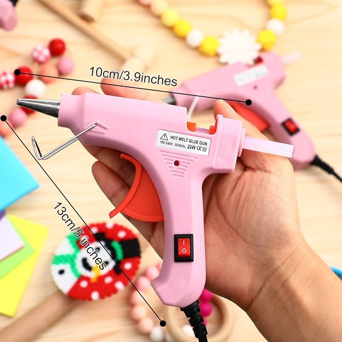 Zhengmy 24 Pcs Mini Hot Glue Gun - Image 2