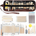Clay Tools 46PCS Pottery Tools Clay Sculpting Tools Polymer Clay Tools Kit by WALTERT+W