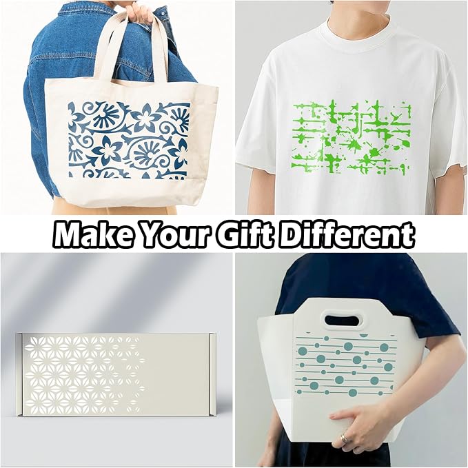Yazhiji 8PCS Geometric Stencils - Image 7
