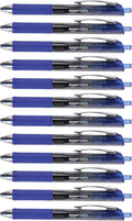 Amazon Basics Retractable Gel Pens, Fine Point 0.7mm, Smooth Writing, No-Smear by AmazonBasics