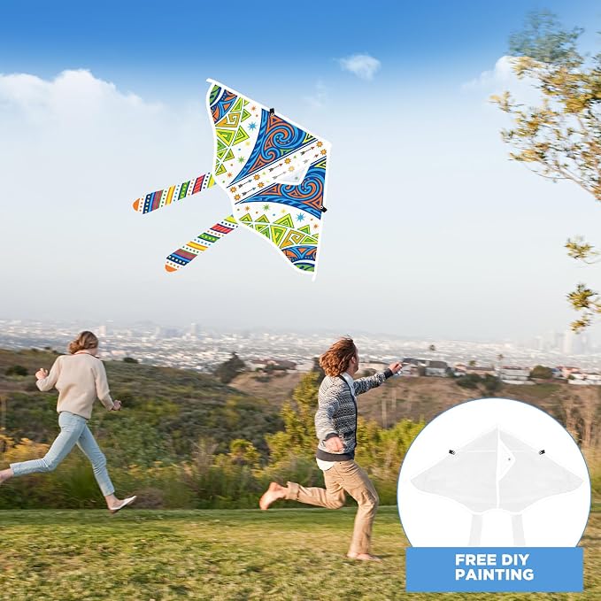 Honoson 20 Pieces DIY Blank Kite - Image 3
