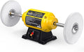 3/4HP Bench Buffer Polisher 4.8A, 8 inch Jewelry Buffer Polisher Machine, 3600 RPM Powerful Bench Polisher with Dual cotton Wheels for Jewelry, Metal, Wood, Jade, Knife, Plastic