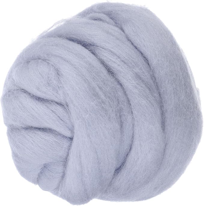 PATIKIL Wool Roving Yarn, 150G/5.3OZ Soft Felting Wool Pure Chunky Roving Yarn by PATIKIL
