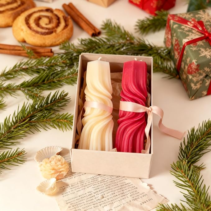 2 Packs Spiral Wave Silicone Candle Molds - Image 6