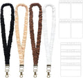 4PCS Stretchy Scrunchie Badge Lanyards by Unknown