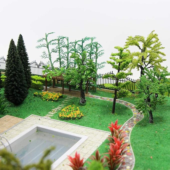 CP137 Artificial Model Grass Mat Trains Green 40x100cm or 15.7'' x 39'' - Image 6