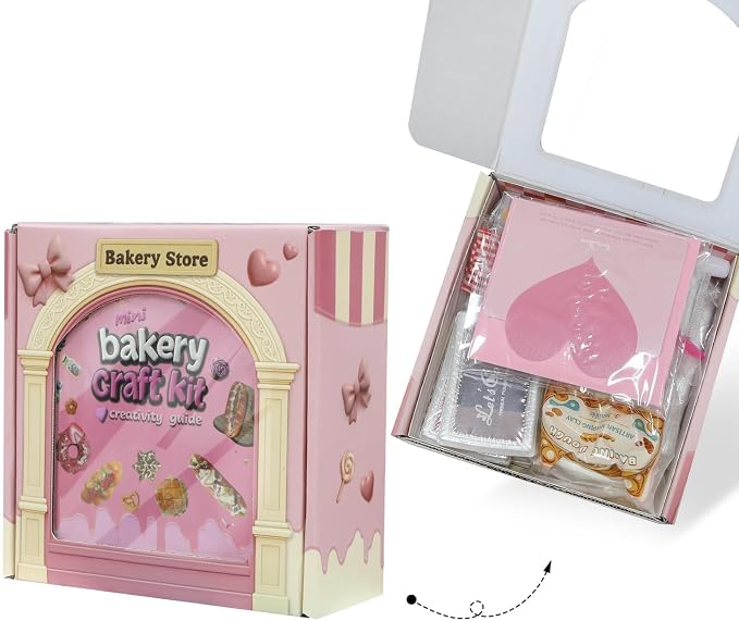 iLAND Craft Sets for Girls Ages 8-12 Creative Clay Bakery Crafting Kit - Image 7