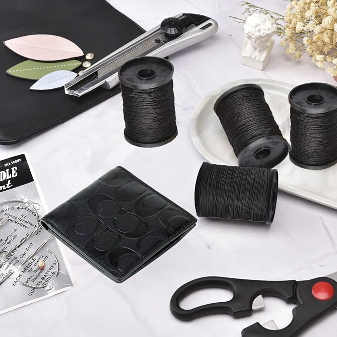 Topus Extra Strong Upholstery Repair Sewing Thread Kit and Heavy Duty Household - Image 2