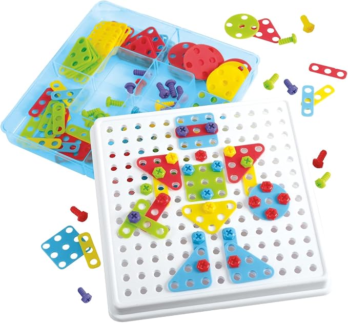 Kidoozie Create & Construct Building Kit, S.T.E.A.M Mosaic Art Activity by EPOCHEverlastingPlay