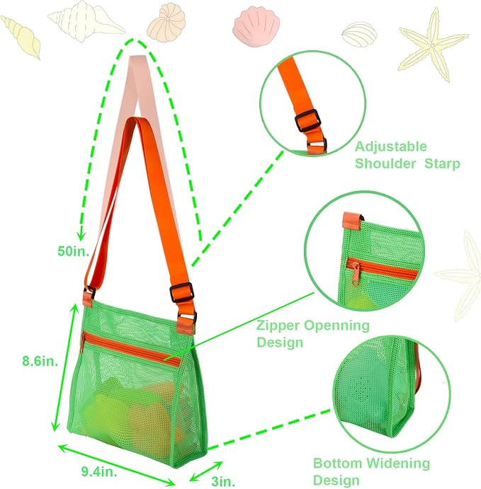 MUYIZI Beach Mesh Shovel with Mesh Beach Bag - Image 4