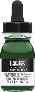 Liquitex Professional Acrylic Ink, 1-oz Jar, Phthalocyanine Green Yellow Shade by Liquitex